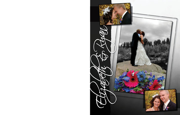 Reportage Wedding Album Design Sample Page 1