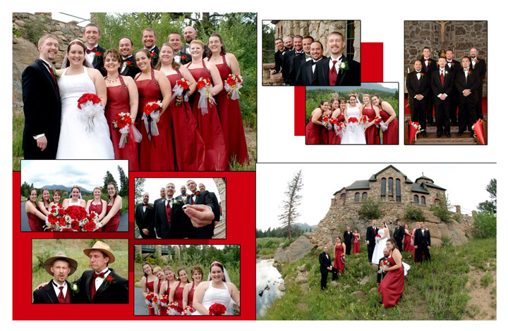 Reportage Wedding Album Design Sample Page 4